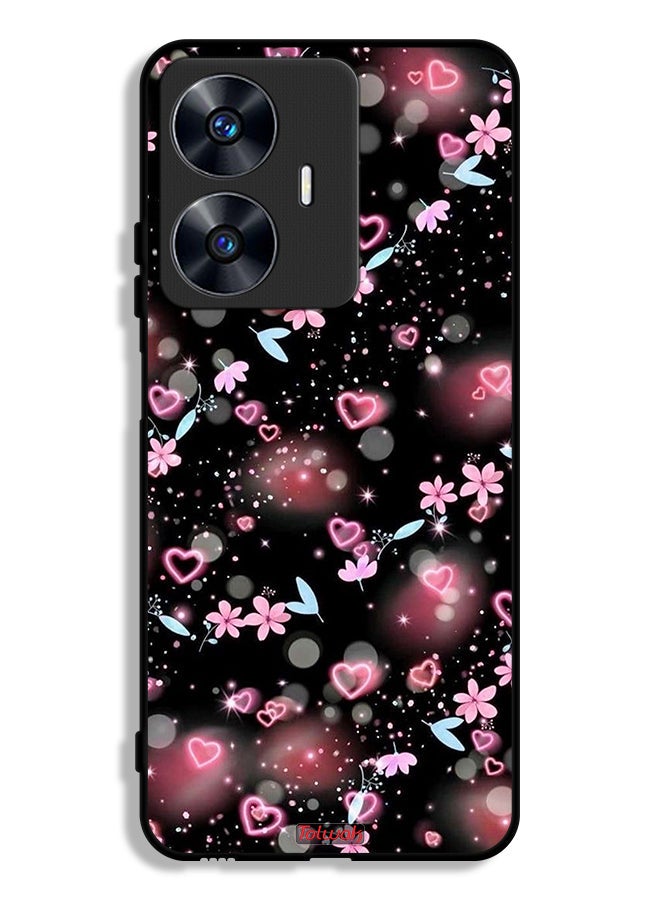 Tolwak Realme C55 Protective Case Cover Small Hearts And Flowers - Image 1