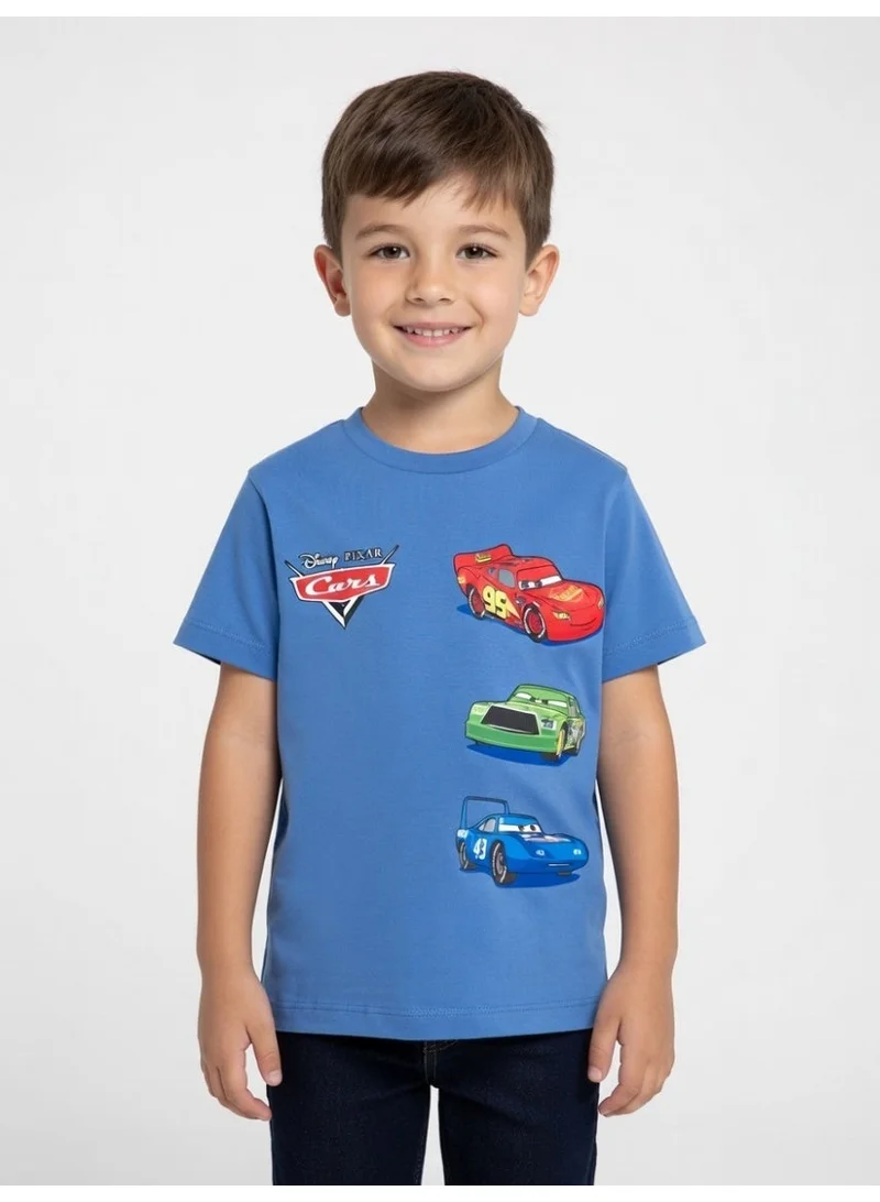 كارز سيارات | تي شيرت للأولاد | أزرق