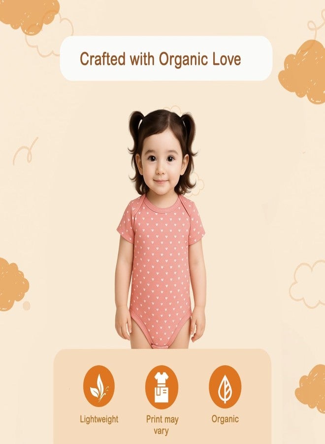 LUAY بدلة أطفال لؤي للجنسين | ناعمة ولطيفة على البشرة | رومبرز بطبعات متنوعة مثالية للمواليد والرضع | عبوة من 5 (0-3 أشهر) - Image 4