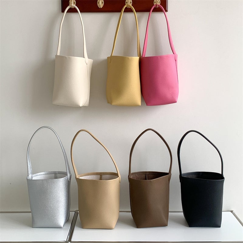 Women's PU Leather Bucket Shoulder Bag - Image 4
