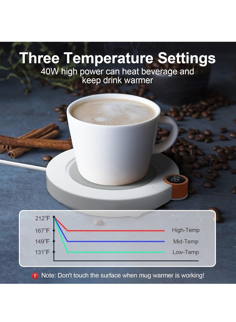 MAYBACH Coffee Mug Warmer, Lightweight Portable Smart Cup Warmer, Durable Beverage Warmer With  Auto Shut Off, Electric Heating Device For For Tea, Milk, Coffee And Wax, (1pc, Pink) - Image 2