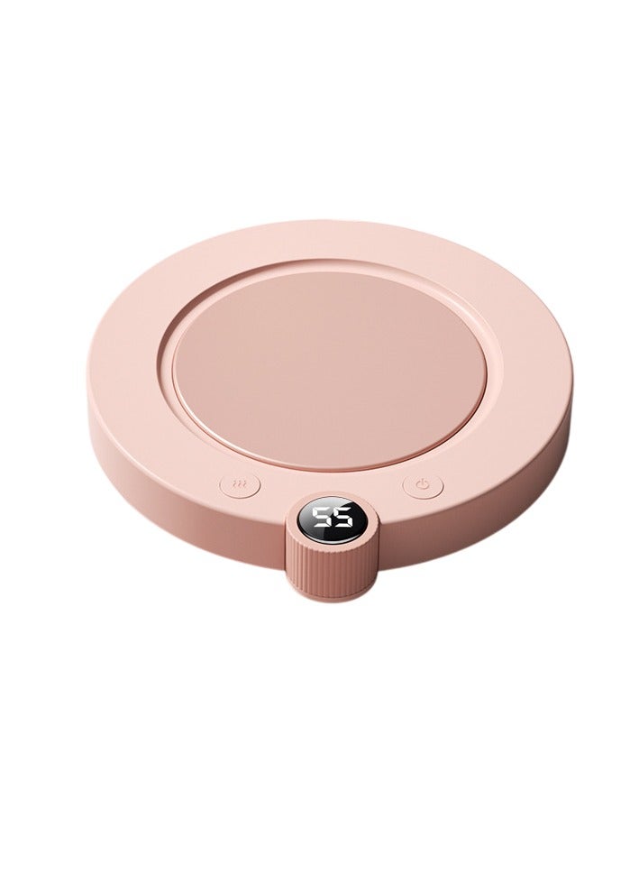 MAYBACH Coffee Mug Warmer, Lightweight Portable Smart Cup Warmer, Durable Beverage Warmer With  Auto Shut Off, Electric Heating Device For For Tea, Milk, Coffee And Wax, (1pc, Pink) - Image 1