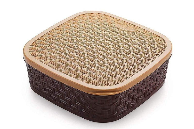 DeoDap Masala Container 1 Pc – Mix color Plastic Spice Storage Container, Masala Dani Dabba, Stylish Airtight Kitchen Box for Indian Spices, Compact Multi-Compartment & Durable Traditional Storage - Image 2