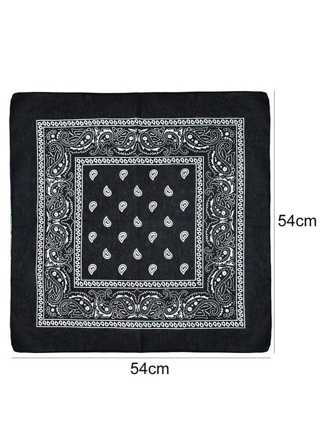 وهاواي 16 Pieces Paisley Bandanas  Bandana Handkerchiefs Paisley Print Head Wrap Scarf, Assorted Colors Polyester 54x54cm - Image 2