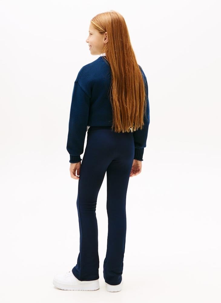 TOMMY HILFIGER kids tommy foil flare legging - Image 2
