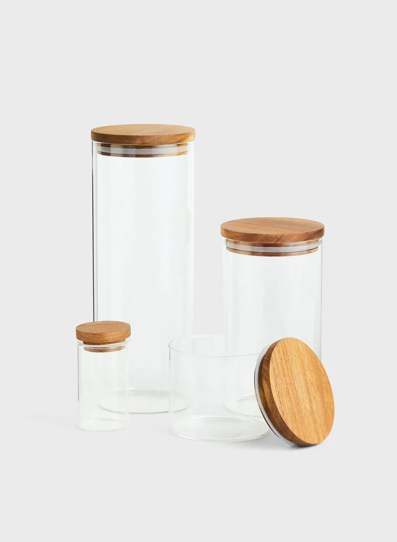 H&M Tall Glass Jar With Lid