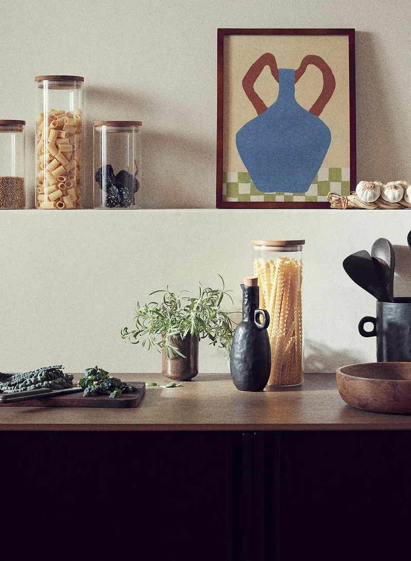 H&M Tall Glass Jar With Lid