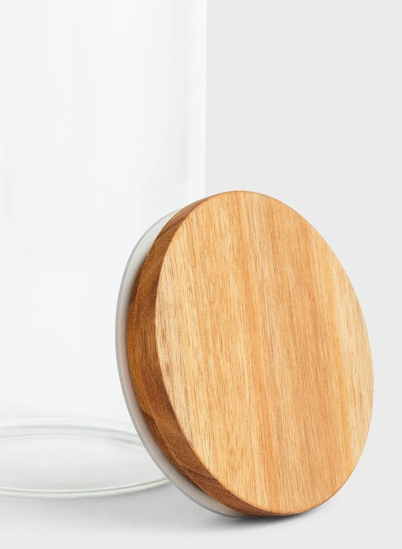 H&M Tall Glass Jar With Lid