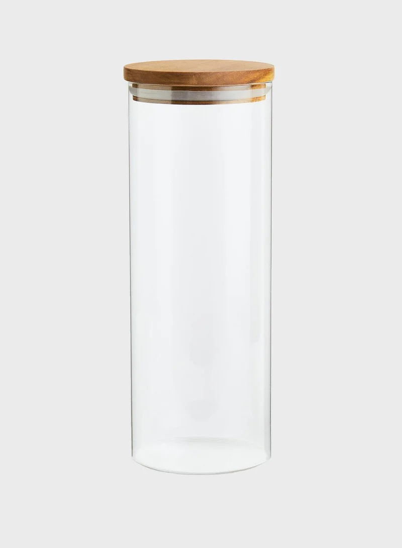 H&M Tall Glass Jar With Lid