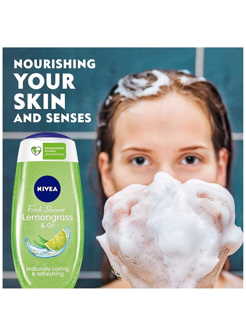 Nivea Lemon and Oil Shower Gel 250ml - Image 2
