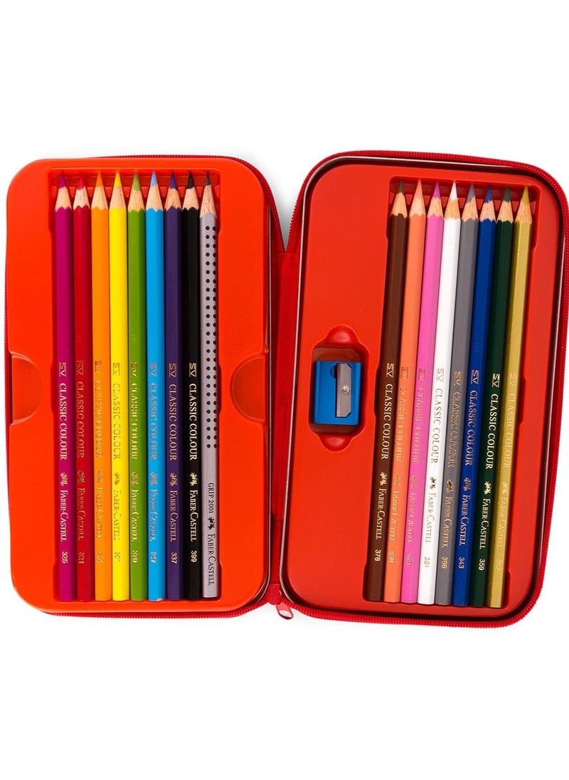18-Piece Classic Color Sketch Set Multicolor