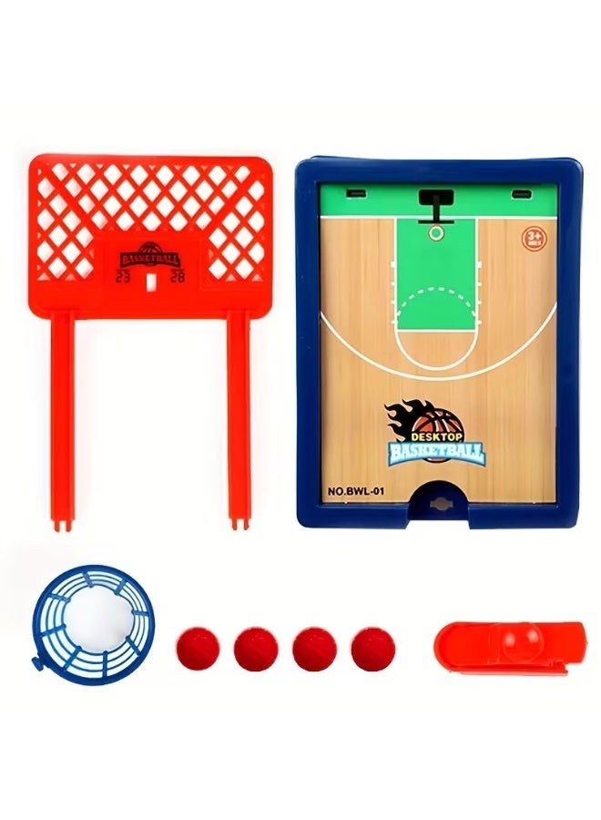 Goolsky Interactive Basketball Hoop Finger Shooting Machine - 2 Player Games Table Top Board For Kids Party Fun Holiday Gift - Image 3