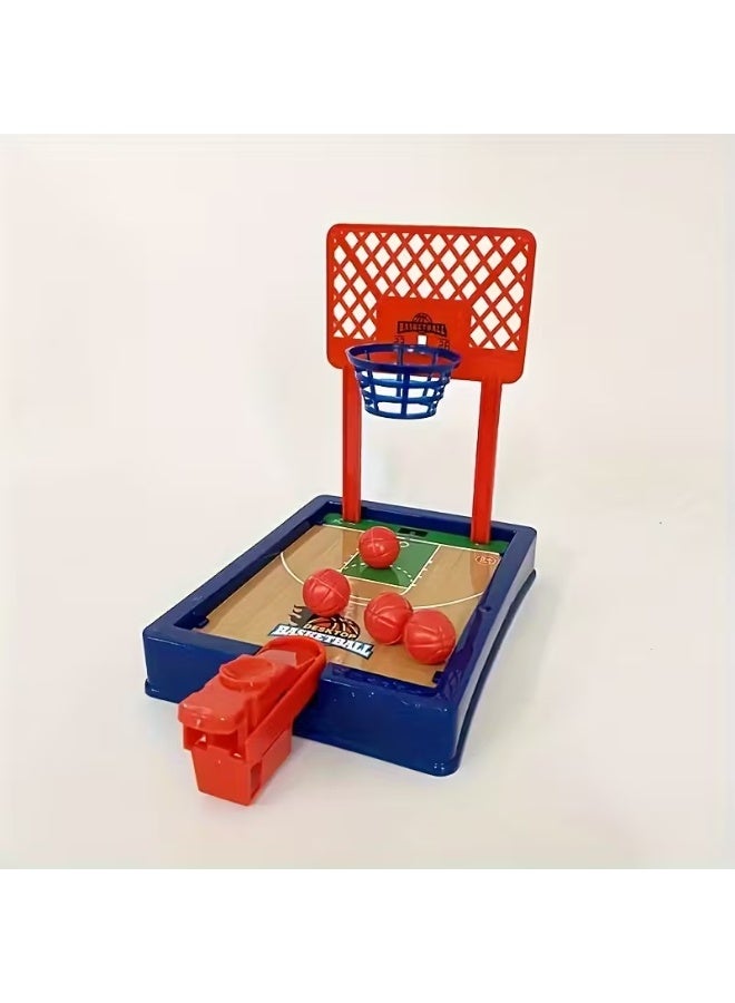 Goolsky Interactive Basketball Hoop Finger Shooting Machine - 2 Player Games Table Top Board For Kids Party Fun Holiday Gift - Image 1