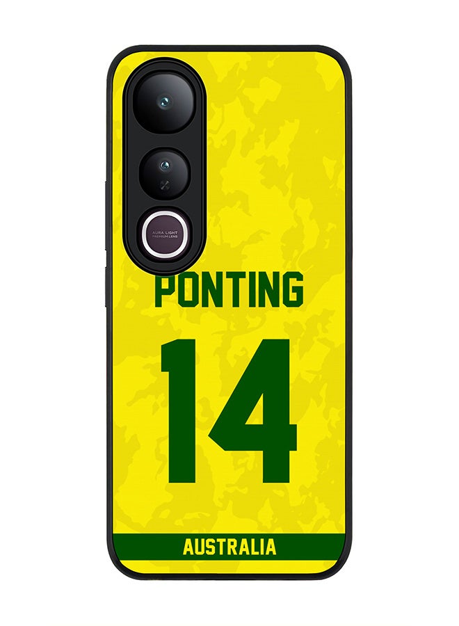 Stylizedd For vivo V50 Lite Case,Slim fit Camera Protection, Shockproof Thin Phone cover  - Australia Ricky Ponting, Jersey No 14