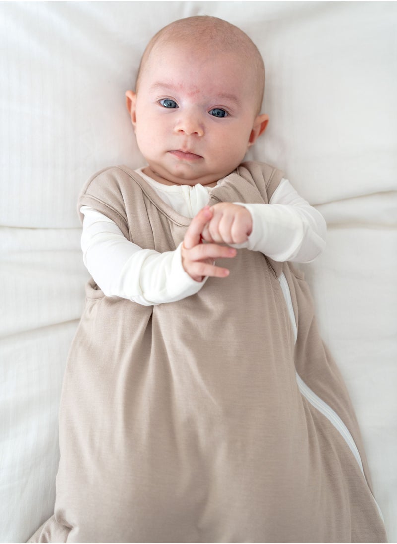 Anvi Baby Organic Bamboo Sleeping Bag- Mocha  - Image 2