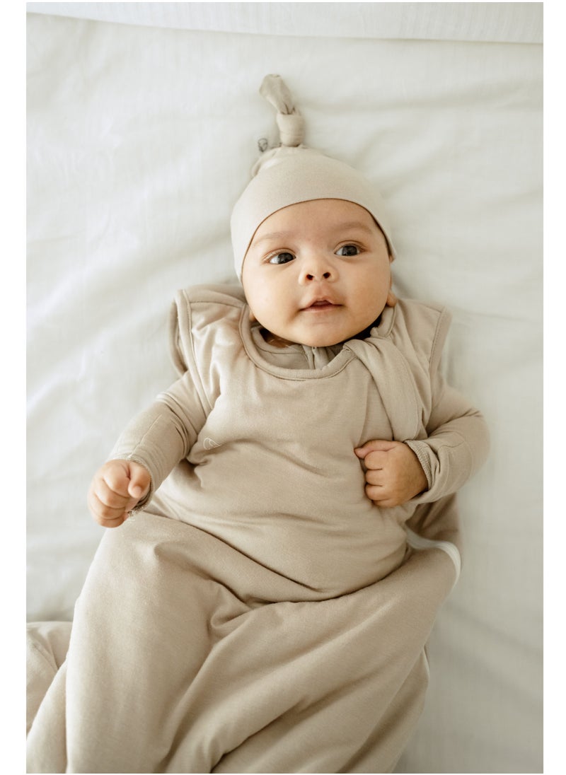 Anvi Baby Organic Bamboo Sleeping Bag- Mocha  - Image 3