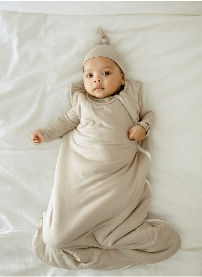 Anvi Baby Organic Bamboo Sleeping Bag- Mocha  - Image 4