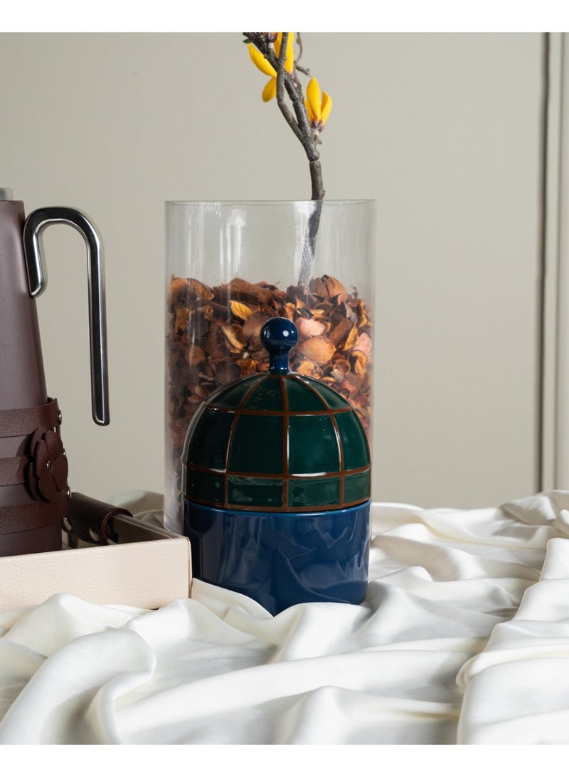 بلندز وعاء تقديم تمر مع غطاء من بلندز - Image 5