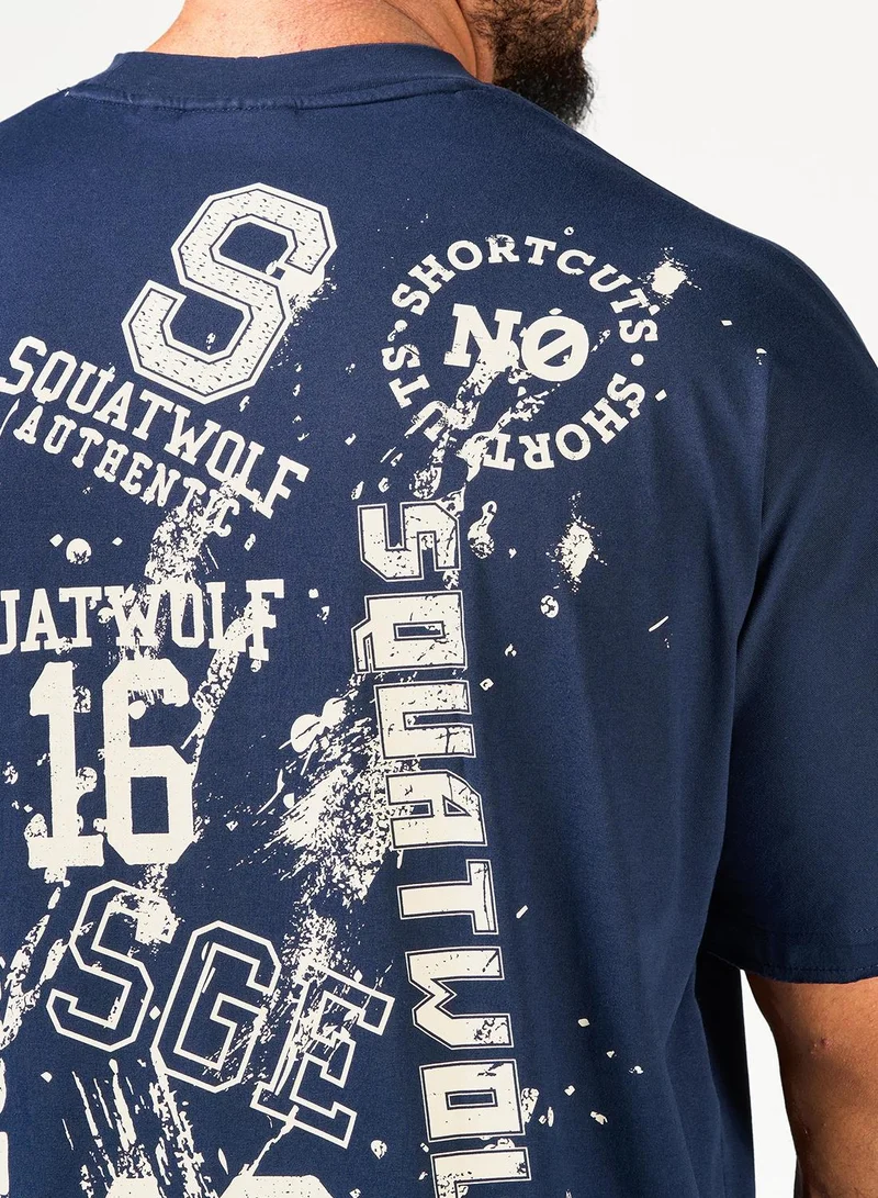 سكوات وولف Stay Authentic Oversized T-Shirt