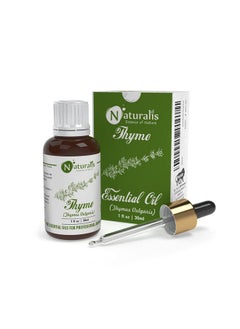 Naturalis Naturalis Essence Of Nature Thyme Essential Oil 100% Undiluted Pure And Natural Therapeutic Grade For Skin Conditions, Clear Breathing, Coughs And Hair Growth - 30Ml  - Image 1