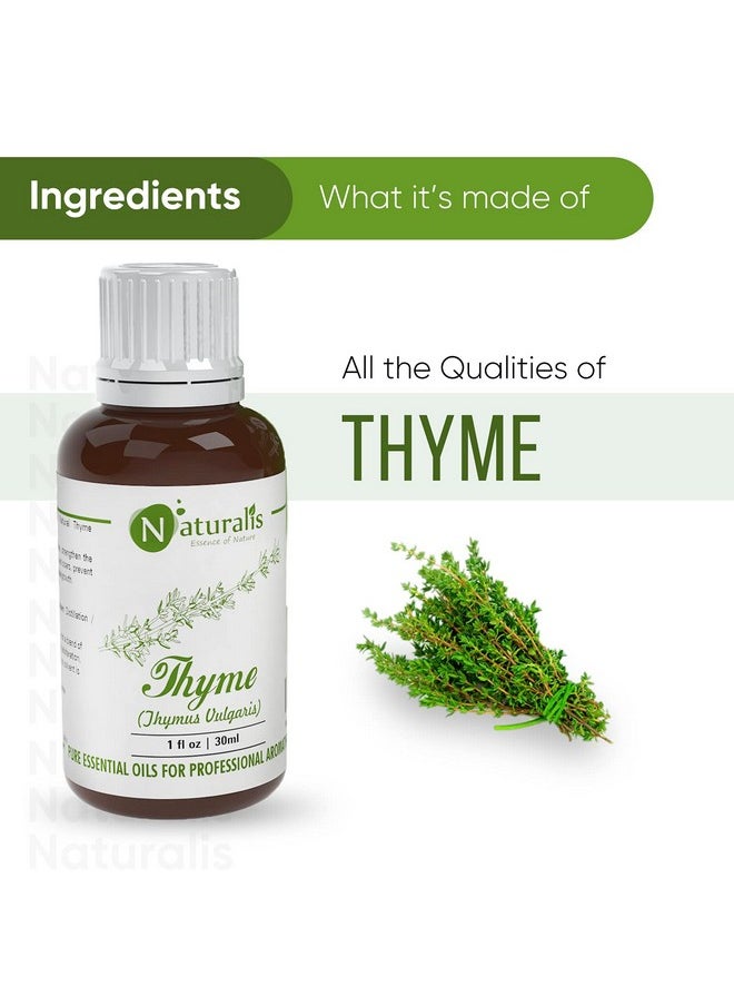 Naturalis Naturalis Essence Of Nature Thyme Essential Oil 100% Undiluted Pure And Natural Therapeutic Grade For Skin Conditions, Clear Breathing, Coughs And Hair Growth - 30Ml  - Image 3