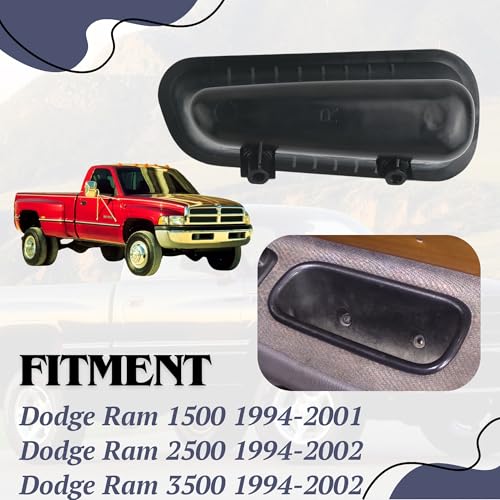 Gztoyu Door Pull Handle Cup Trim Compatible with Dodge Ram 1500 19942001 Ram 2500 3500 19942002 Interior Door Armrest Cover Replacement Left Right 4741405 4741404 4741404Right - Image 3