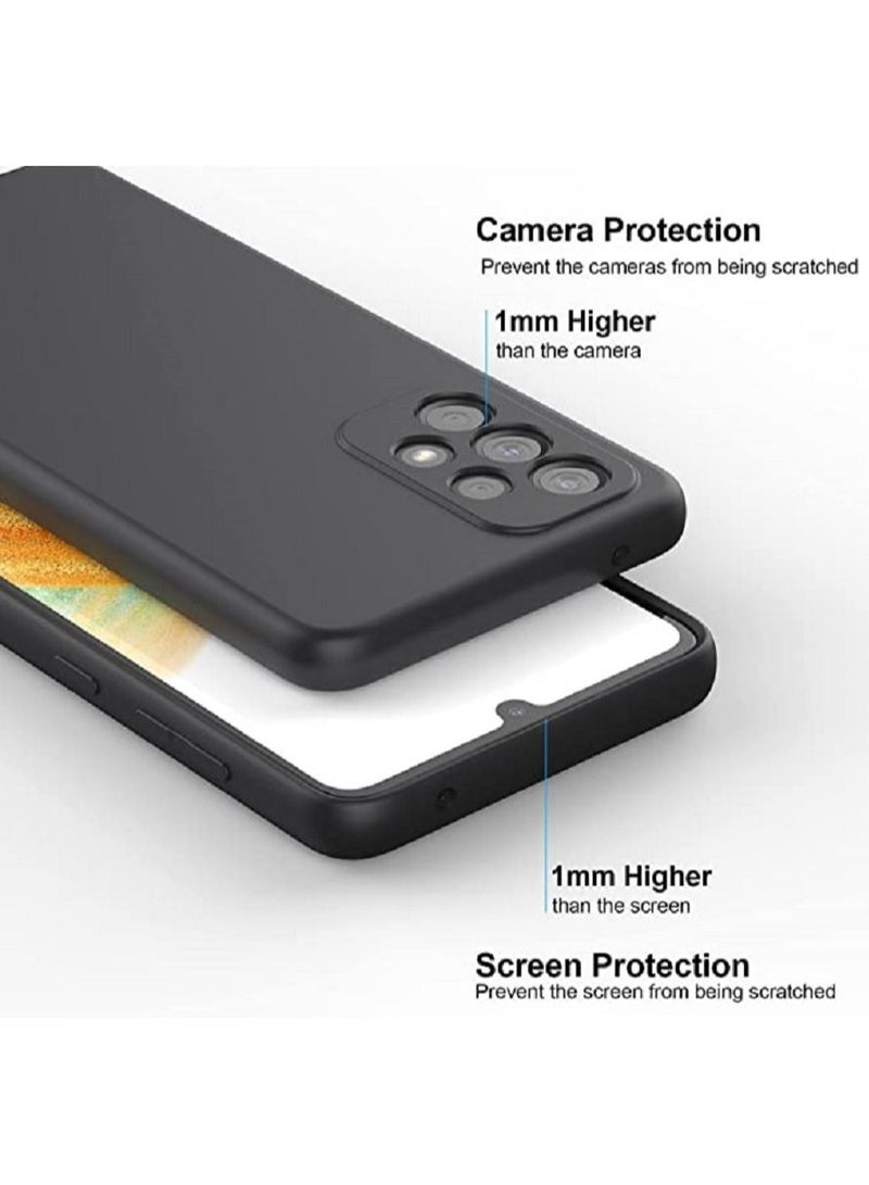 إيف حالة وقائية مضادة للسيليكون لسيليكون Galaxy A73 5G أسود - Image 2