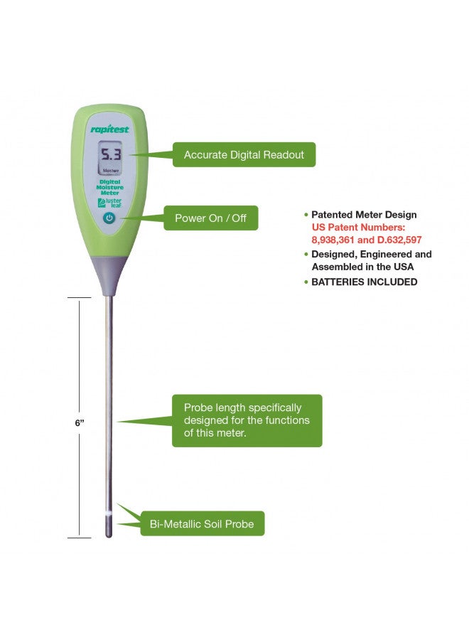 Luster Leaf Digital Moisture Meter - Image 2