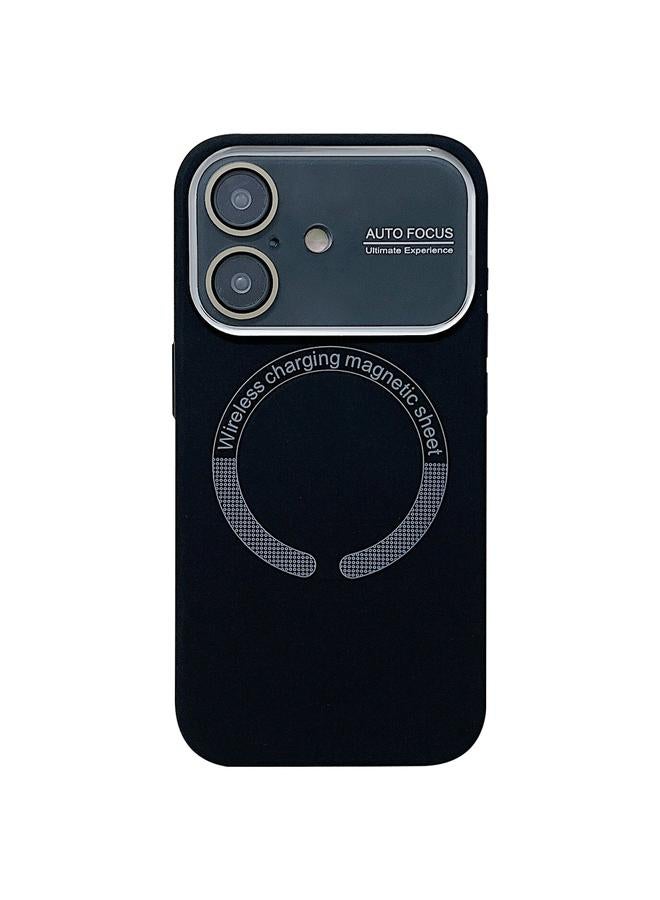 S-TOP Case For iPhone 16 Plus Large Window Acrylic Glass Lens MagSafe Silicone Phone Case - Image 1