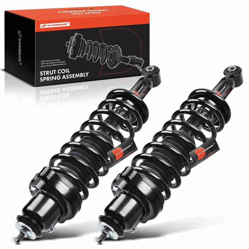 مجموعة ممتص صدمات خلفية كاملة من APremium 2 متوافقة مع ميتسوبيشي لانسر 2008 2009 2010 للجانب السائق والراكب