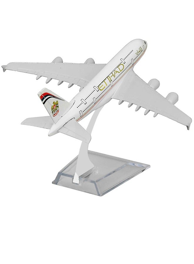 Etihad Airways A380 Metal Airplane Collection Gift 1:400 16cm - Image 4