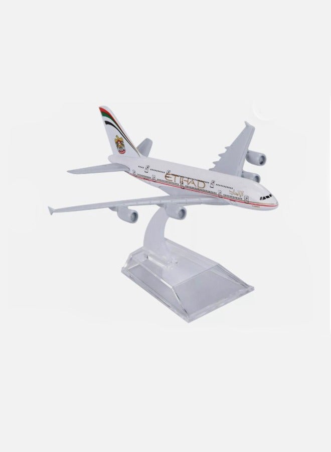 Etihad Airways A380 Metal Airplane Collection Gift 1:400 16cm - Image 5