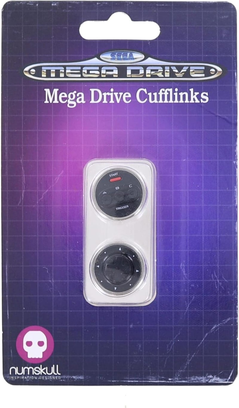 numskull Official Mega Drive Cufflinks Black - Image 4