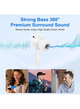 USB C Wired Earbuds Ear Buds for iPhone 17 16 Pro Max 16e 16 Plus 16Pro 15 Pro Max 15 Plus 15Pro 15 USBC in-Ear Headphones Wired Type C iPhone 16 Earbud Earphones Headsets with Microphone for Samsung - view 2