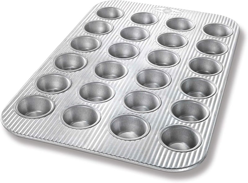 Usa Pan Mini-Muffin Pan, Made Of Aluminized Steel, 24 Cups - Image 1
