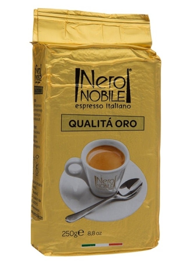 Nero NOBILE Ground Coffee Qualita Oro 250 G