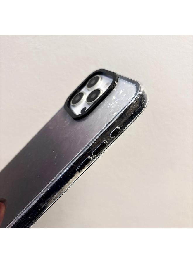 اس-توب جراب لهاتف iPhone 16 Pro Max مصنوع من مادة البولي كربونات مع حلقة عدسة وملمس صدفي متدرج 3 في 1 - Image 5