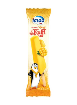 Alphonso Mango Kulfi Ice Cream Stick