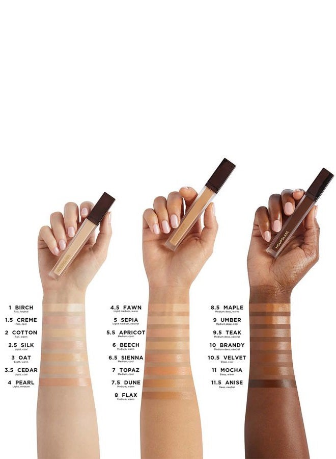 Hourglass خافي العيوب هورغلاس فانيش إيربروش. خافي عيوب خفيف الوزن ومقاوم للماء لمظهر طبيعي مشطوف. (لؤلؤي) - Image 4