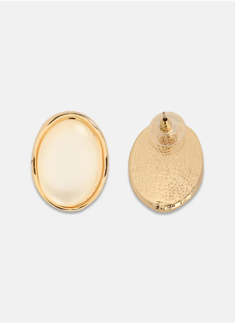 سوهي Stone Studded The Diana Stud Earrings