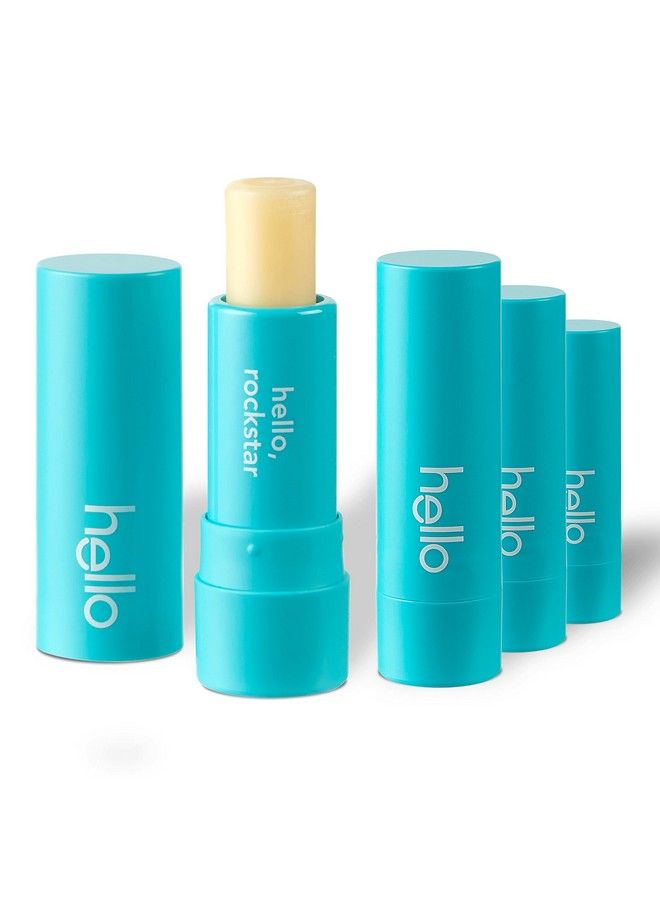 Hello Moisturizing Vegan Lip Balm Sweet Mint Beeswax Free Petrolatum Free And Parabens Free 015 Ounce (Pack Of 4) - Image 2