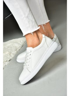 Fox Shoes P555460903 White Leather Sports Shoes Sneakers  - Image 5