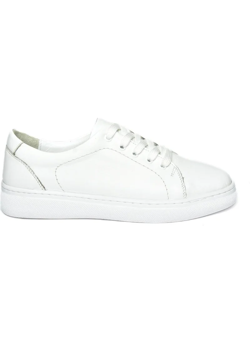 Fox Shoes P555460903 White Leather Sports Shoes Sneakers