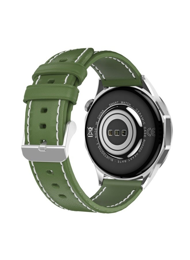 PRO - smart watch GT4  with Bluetooth calling function (answer/make calls), fitness tracking watch with sleep monitoring function, suitable for iPhone/Android, IP68 waterproof (green) - Image 1