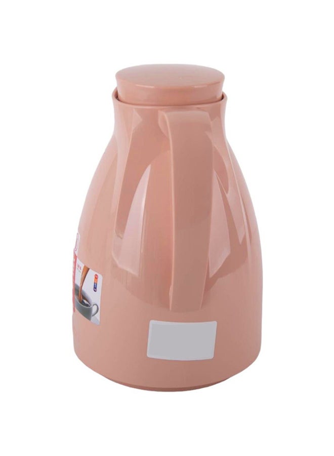 Valk Vacuum Flask With Double Wall Glass 1.5 Liter  Wide Mouth With Anti-Leakage Cap Double Walled Travel Mug  Mocca Color - Image 5