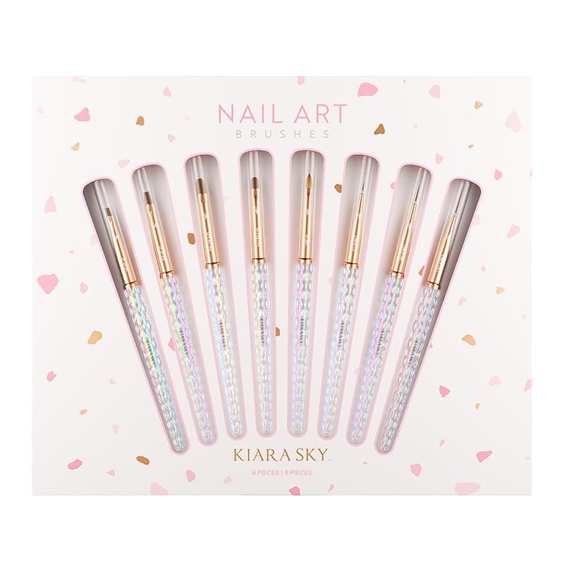 Kiara Sky Nail Art Brush Collection  Set of 8 Brushes
