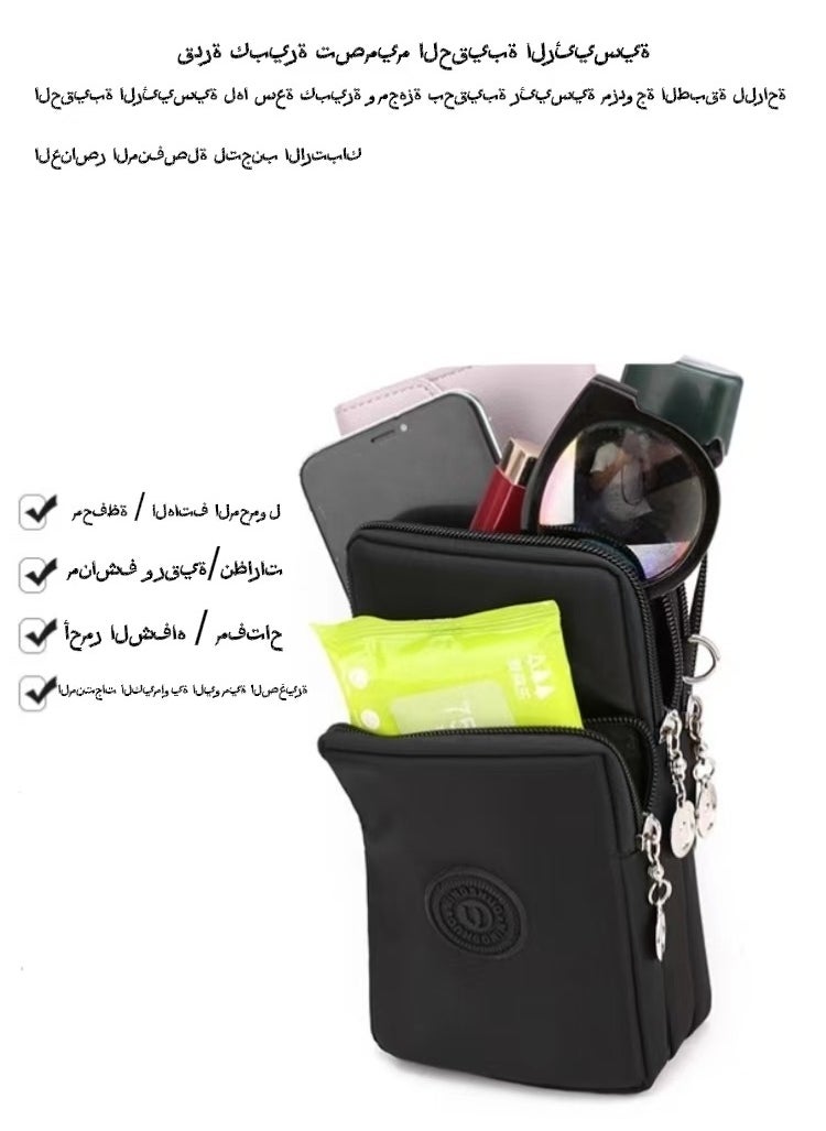 ماركة غير محددة - حقيبة هاتف صغيرة صغيرة للنساء حقيبة كتف حقيبة كتف - Image 1