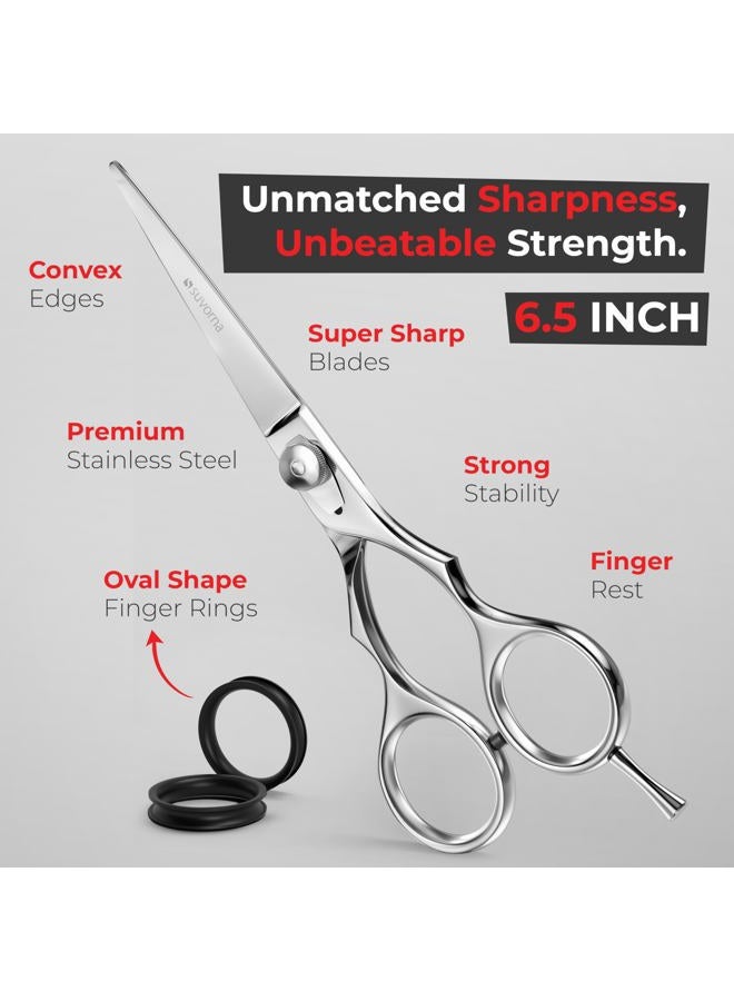 Suvorna 6.5" Professional Barber Razor Edge Hair Cutting Shears/Scissors 3181 - Image 3