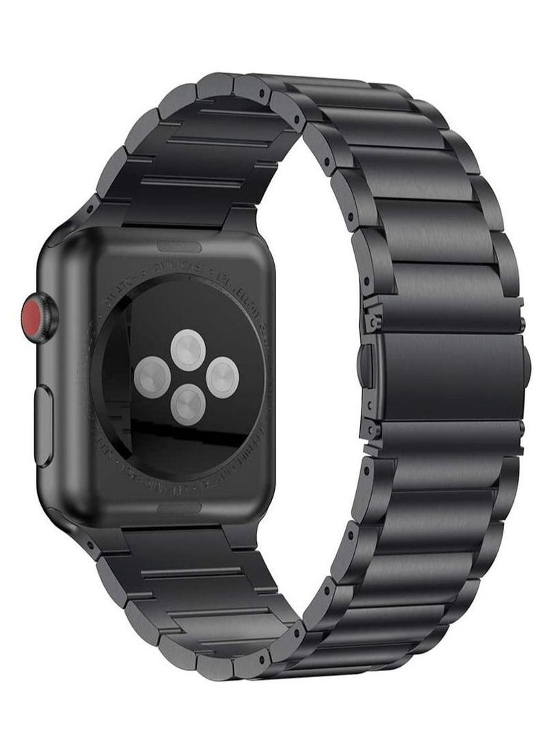 Stainless Steel Strap Metal Bracelet for Apple Watch Series 6/5/4/3/2/SE - 44/42mm - Image 2