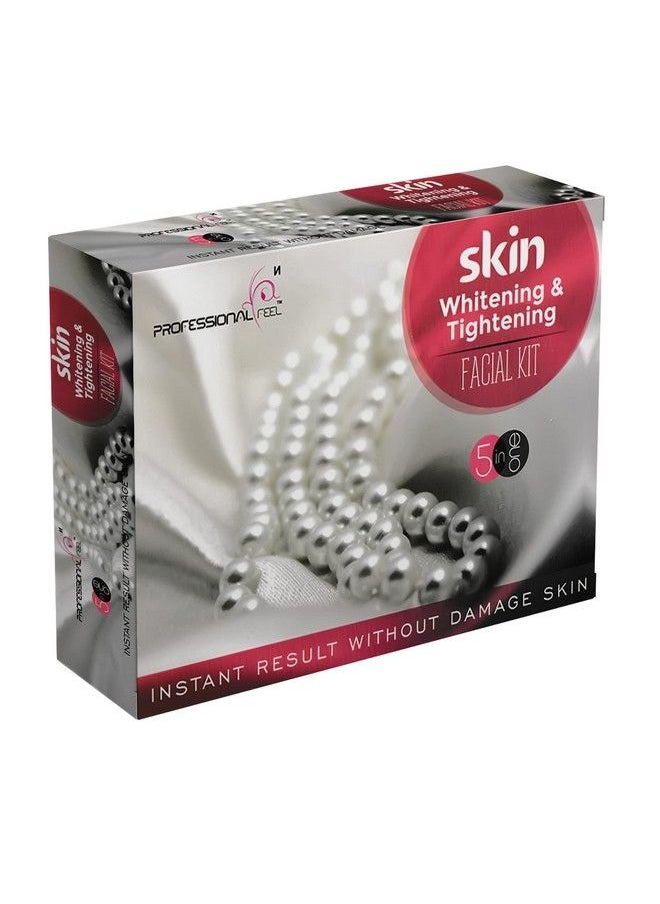 professional feel - Skin Whitening & Tightening Facial Kit Beauty Instat Glow Facial (Set Of 5) 500 Gm (Skin Whitening) - Image 1
